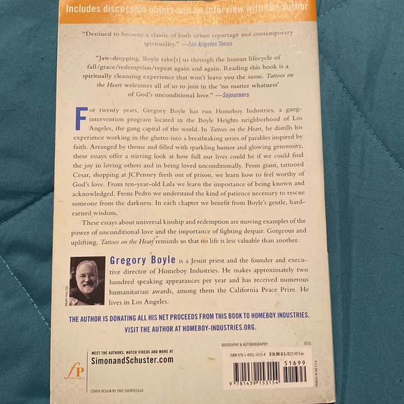 Tattoos on the heart the power of boundless compassion by Gregory Boyle - Picture 2 of 4